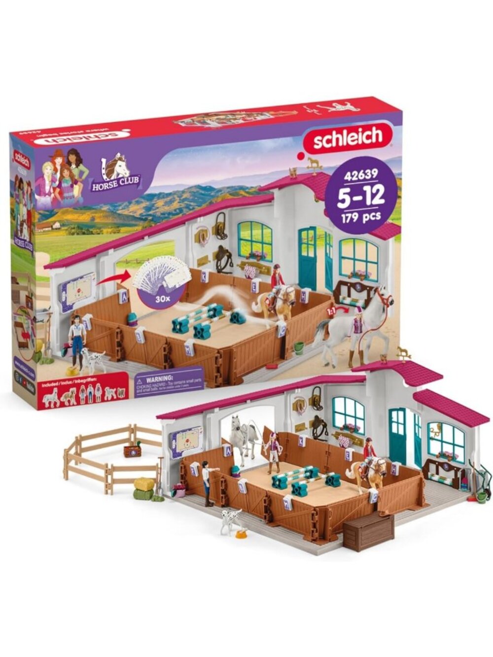 179Pc Riding Arena Playset for Kids 5+ | Horse Club Toy with Accessories